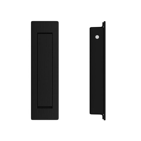 Concealed Rotating Cabinet Drawer Handle, 304 Stainless Steel - Black
