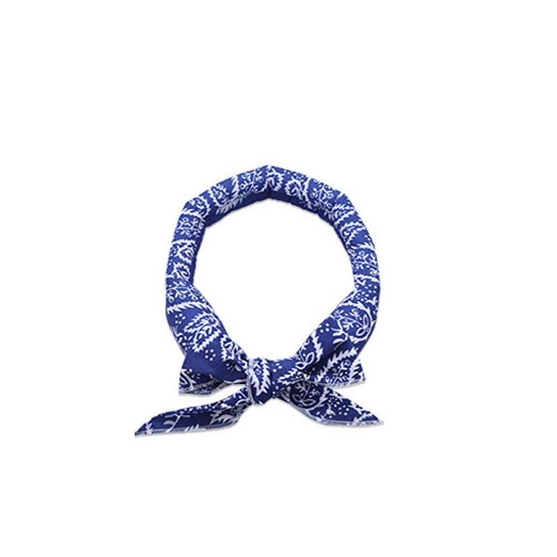 Cooling Scarf Bandana Headband Ice Neck Wrap for Sport - Blue
