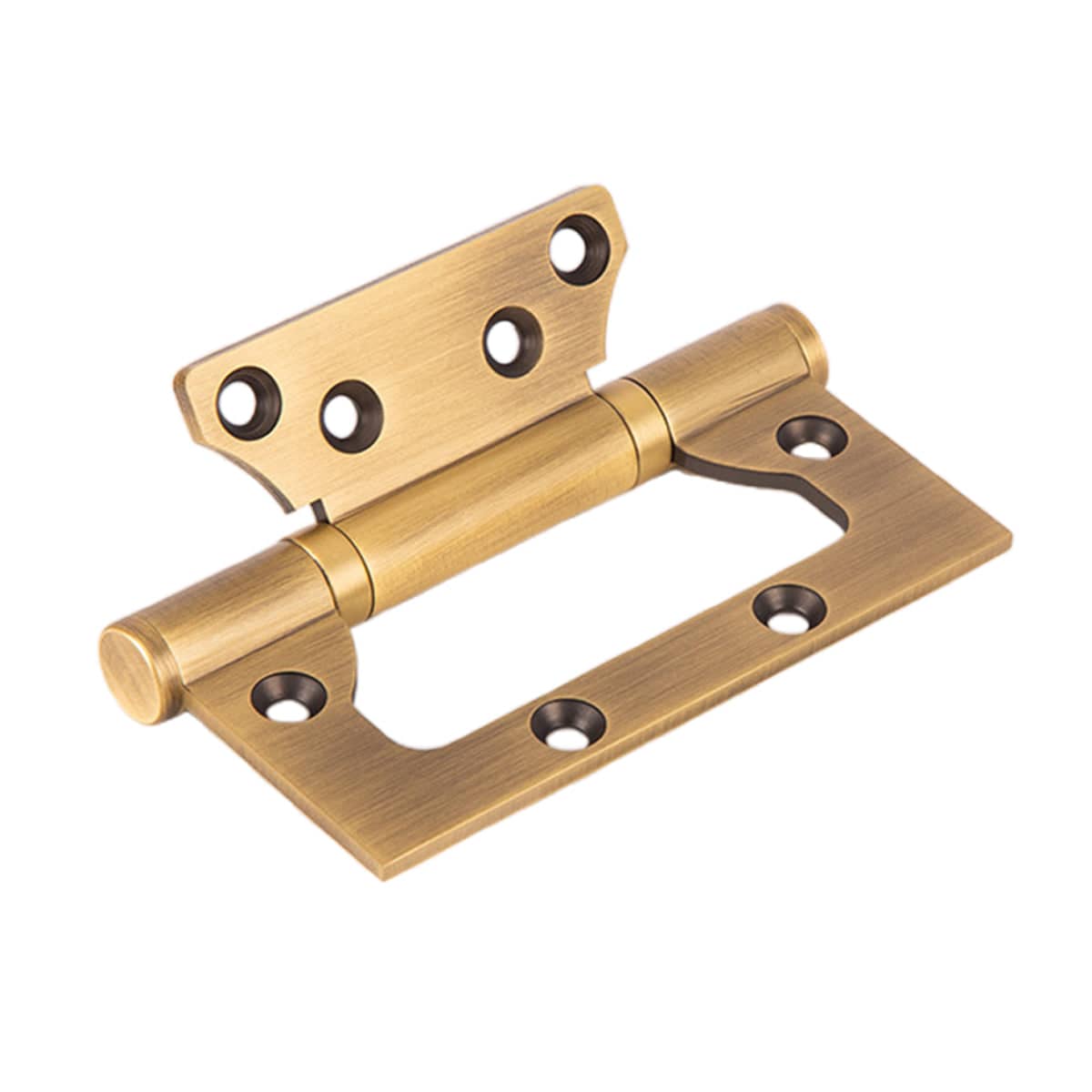 Copper Door Hinge, 3.5mm Thick Blade, Concealed Bearing - Antique Bronze