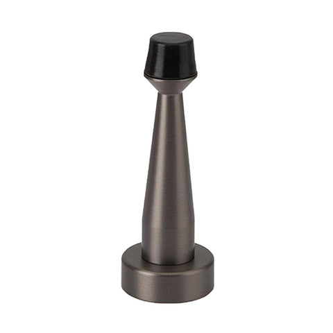 Copper Door Stopper with Rubber Head - Gunmetal Grey