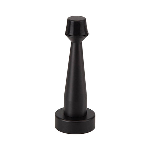 Copper Door Stopper with Rubber Head - Matte Black
