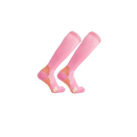 Copper Infused Knee High Compression Socks, 1 Pair - Pink