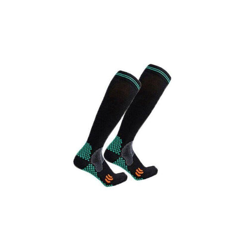 Copper Infused Knee High Compression Socks, S/M, 1 Pair - Black