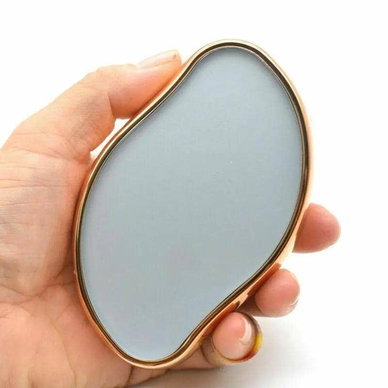 Crystal Hair Removal Eraser Glass Exfoliating Hair Remover for Women and Men - Silver - view 3