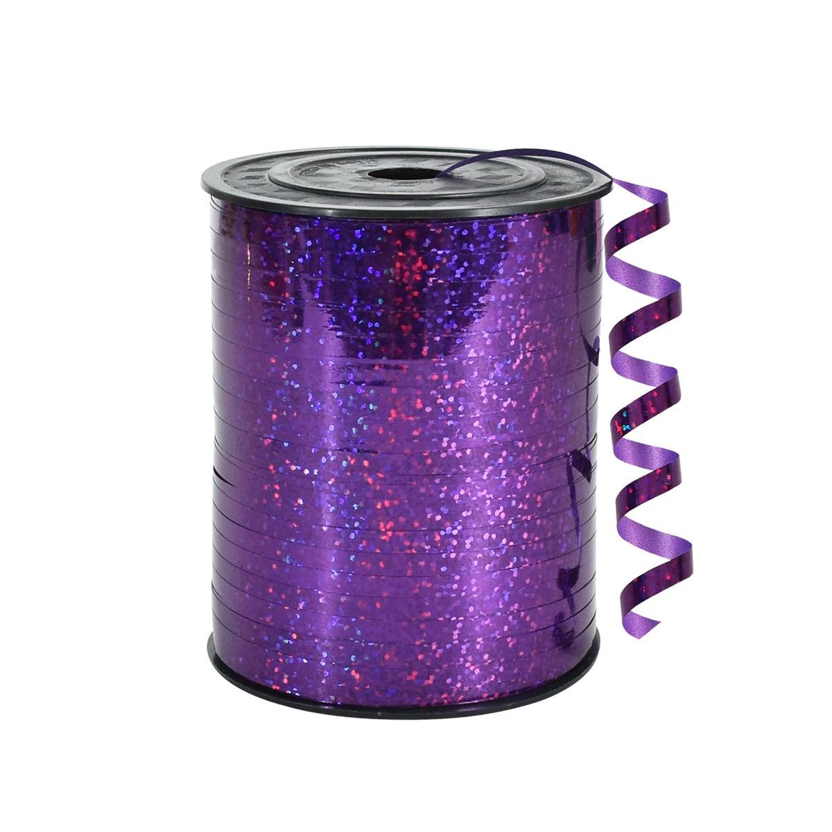 Curling Balloon Ribbon 5mm x 400m - Laser Purple