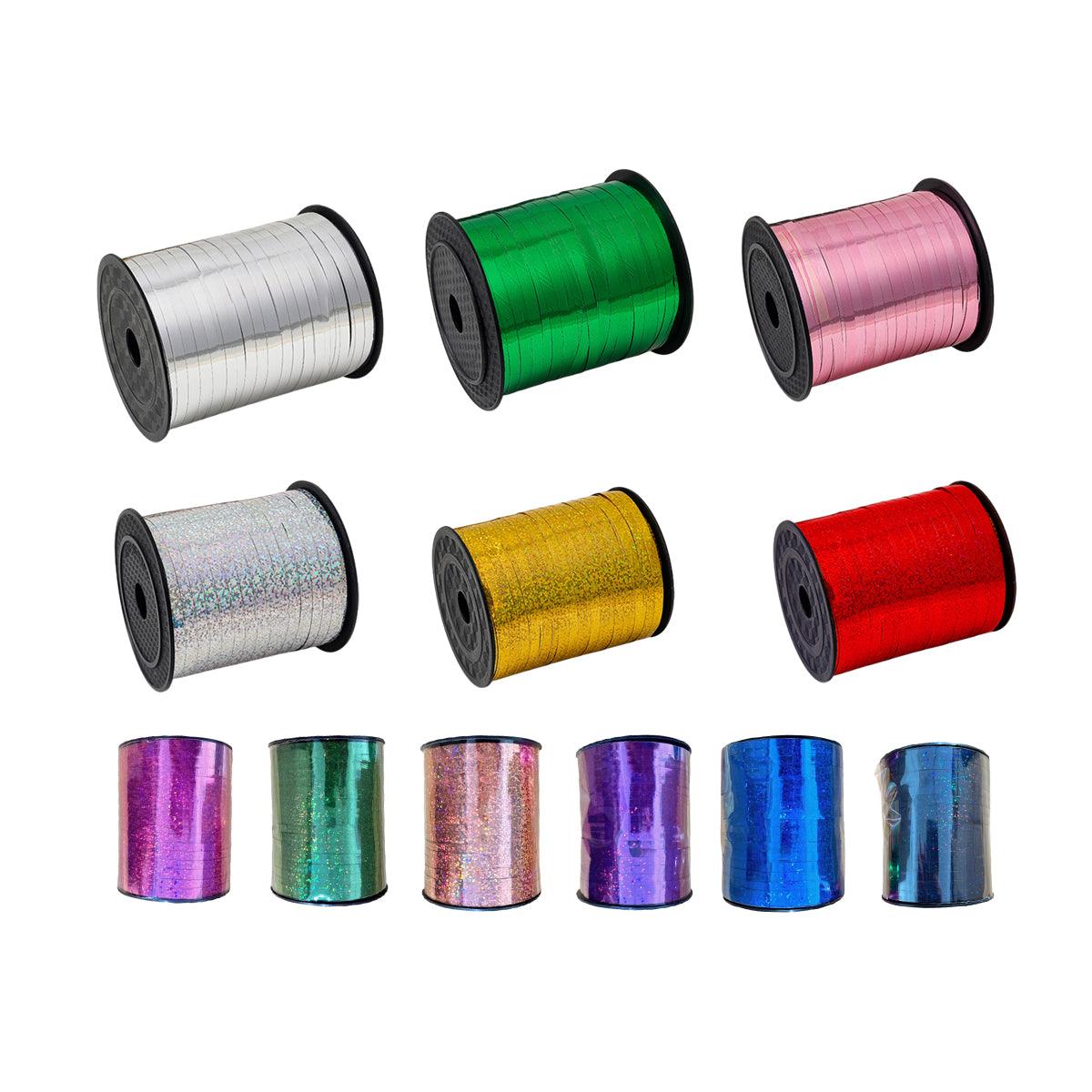 Curling Balloon Ribbon 5mm x 400m - Laser Purple - view 3