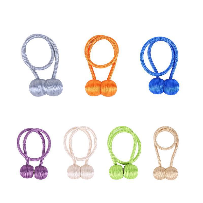 Curtain Tieback with Ball Clasp, Single - Yellow - view 3
