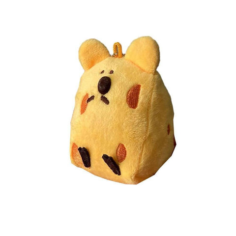 Cute Plush Cartoon Keychain - Cheese Dog