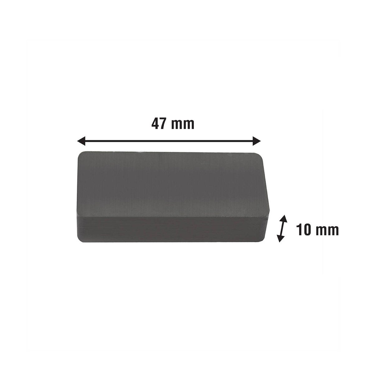 Everhang 47 x 22mm Ceramic Ferrite Block Magnet - 2 Pack