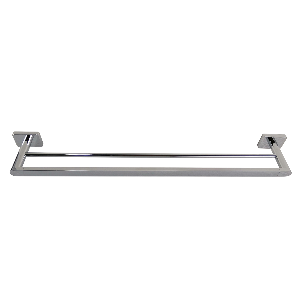 Barelli Rigoni 600mm Chrome Double Towel Rail Zinc Alloy