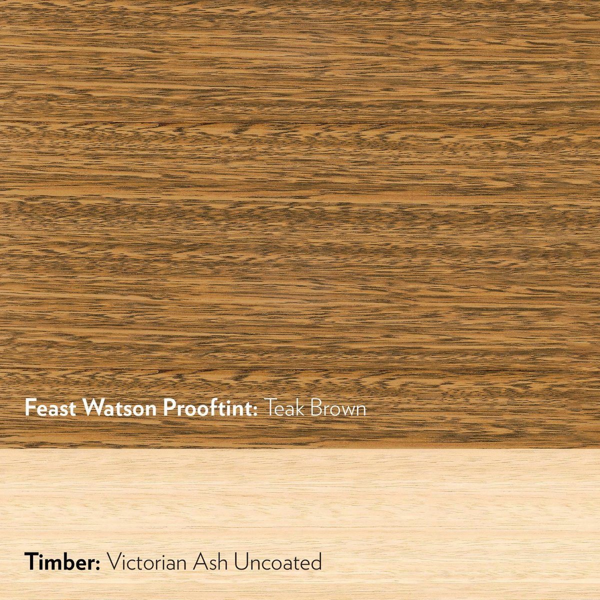 Feast Watson 50ml Teak Brown Prooftint Oil-Based Interior Timber Stain