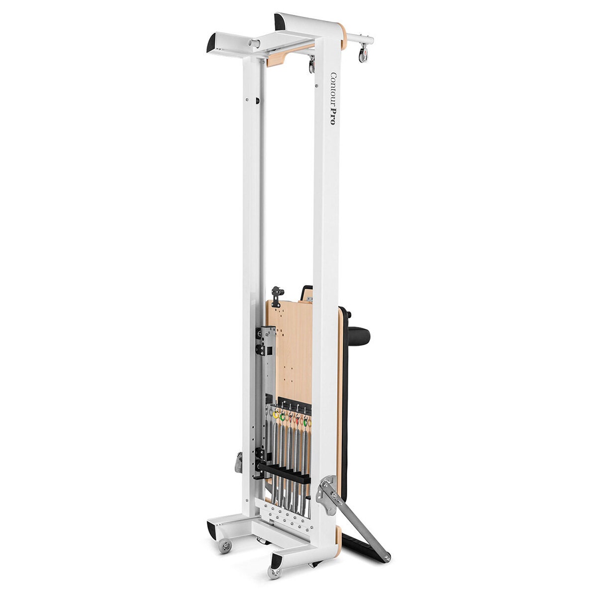 Lifespan Fitness Contour Pro aluminium reformer Pilates bed set - black accents - 75kg - LFRF-CONTPRO