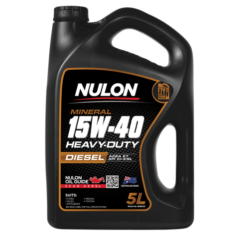 Nulon Mineral 15W-40 Heavy Duty Diesel Engine Oil 5L