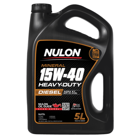 Nulon Mineral 15W-40 Heavy Duty Diesel Engine Oil 5L