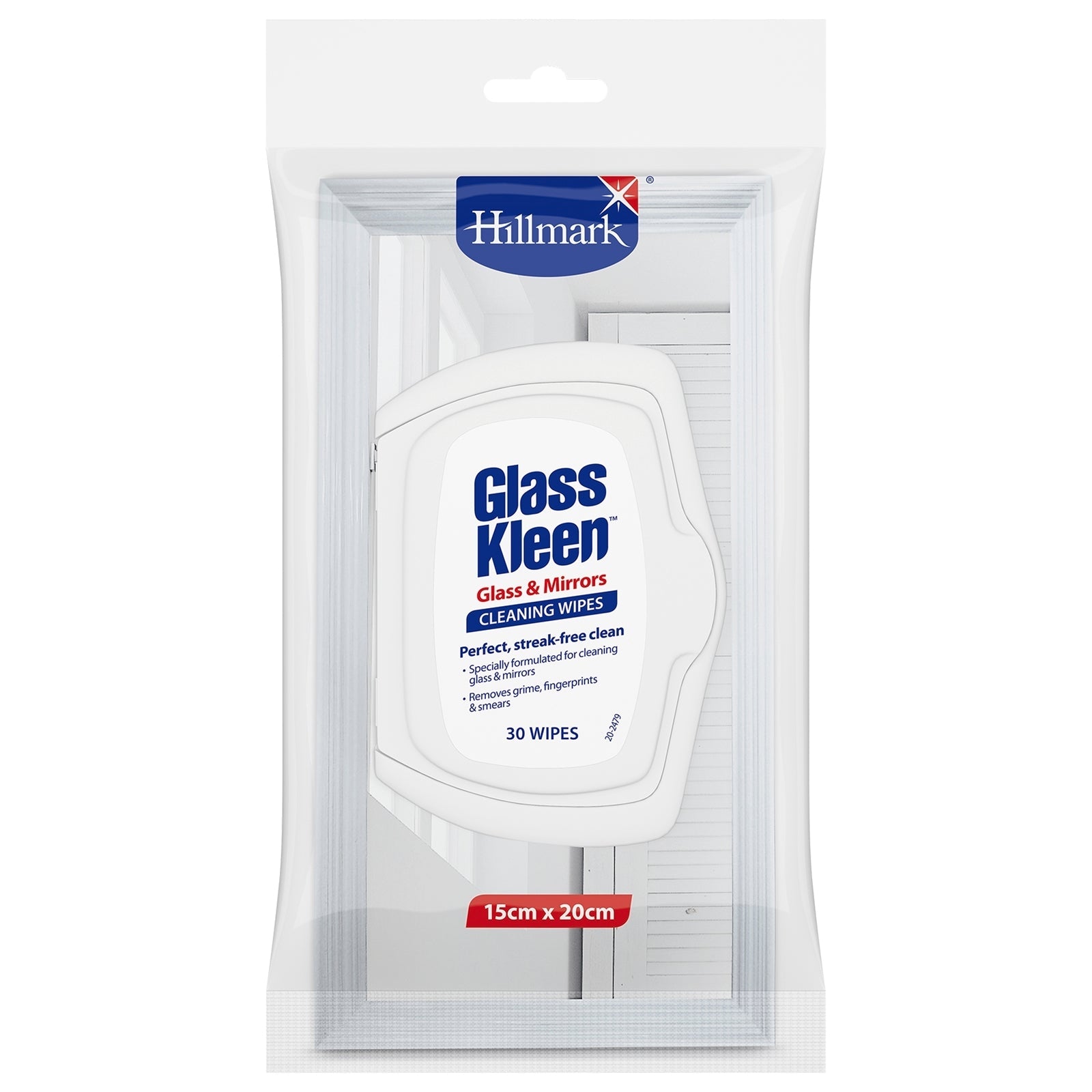 Hillmark Glass Kleen Cleaning Wipes Cleaner - 30 Pack - SuperSaverAU - view 1