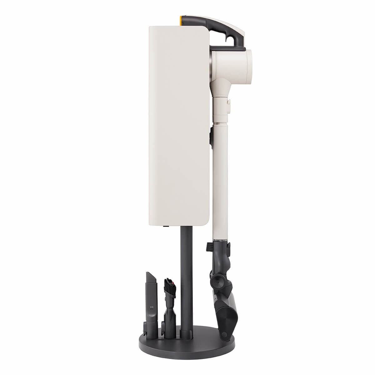 LG CordZero stick vacuum cleaner - 220W suction, auto-emptying compact tower, beige - A9L-AIR