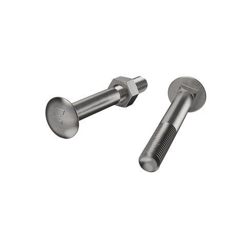 Zenith M10 x 75mm Stainless Steel 304 Cup Head Bolt and Nut