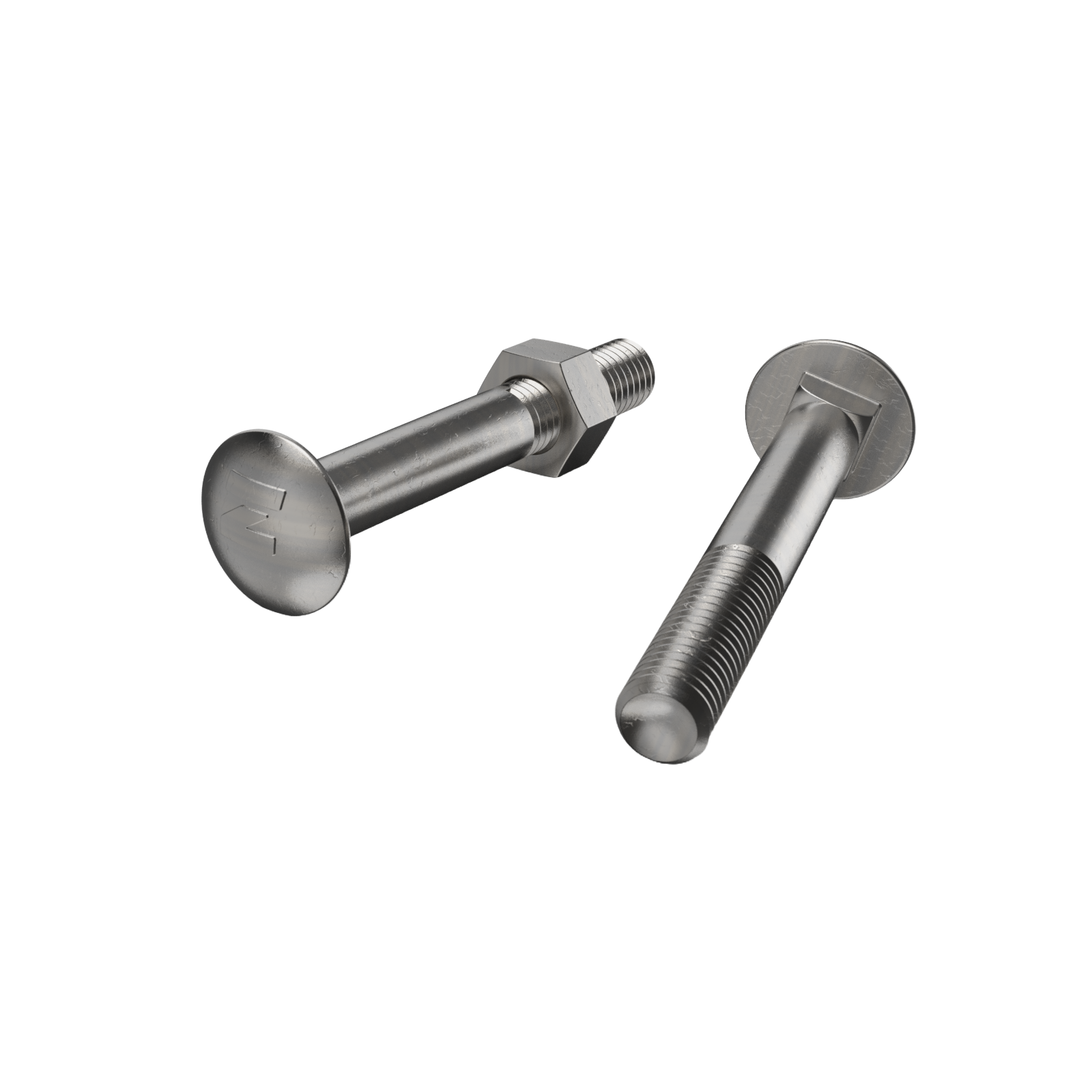 Zenith M10 x 75mm Stainless Steel 304 Cup Head Bolt and Nut