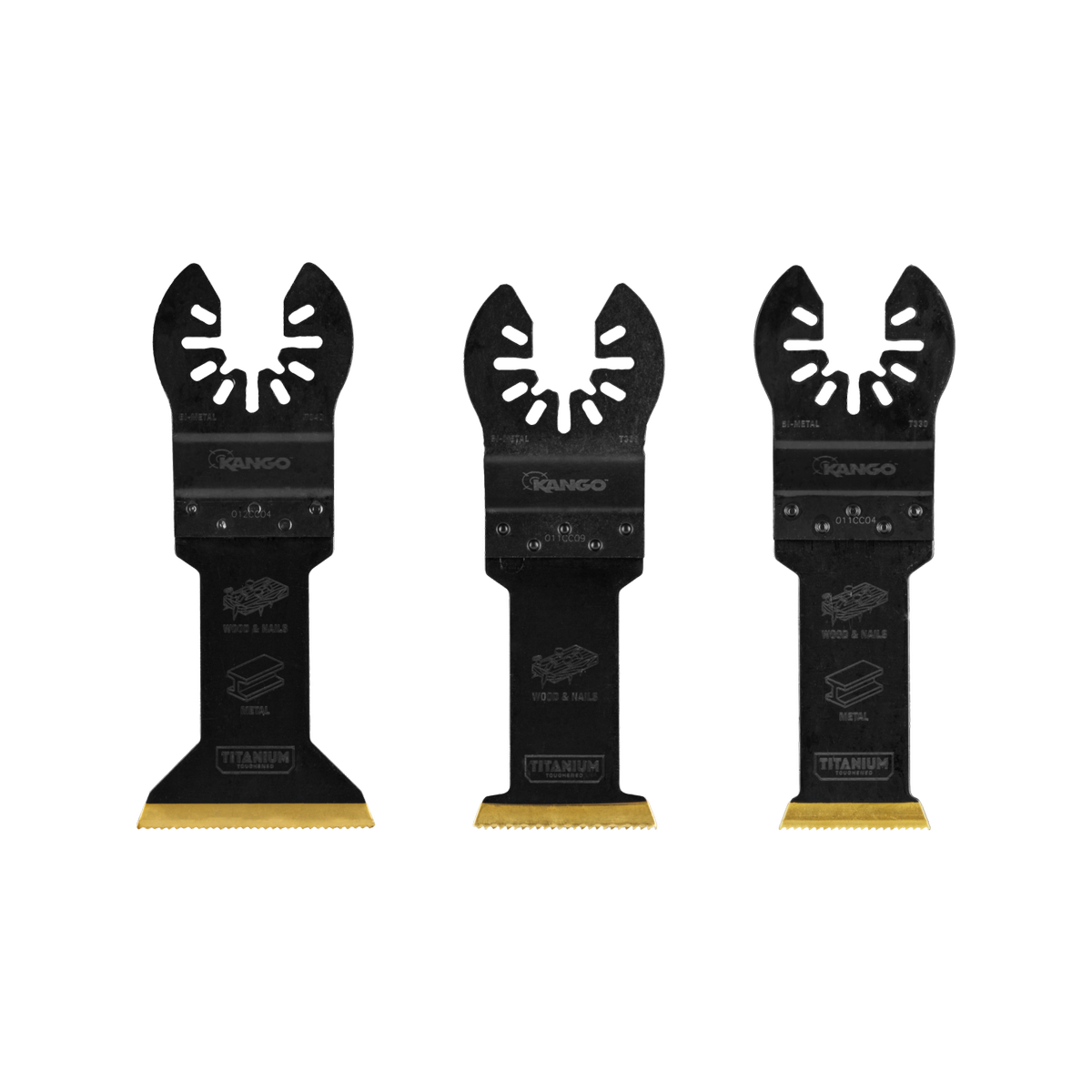 Kango 3 Piece 29/35/44mm Plunge Cut Multi Tool Blade Set KOATV-3