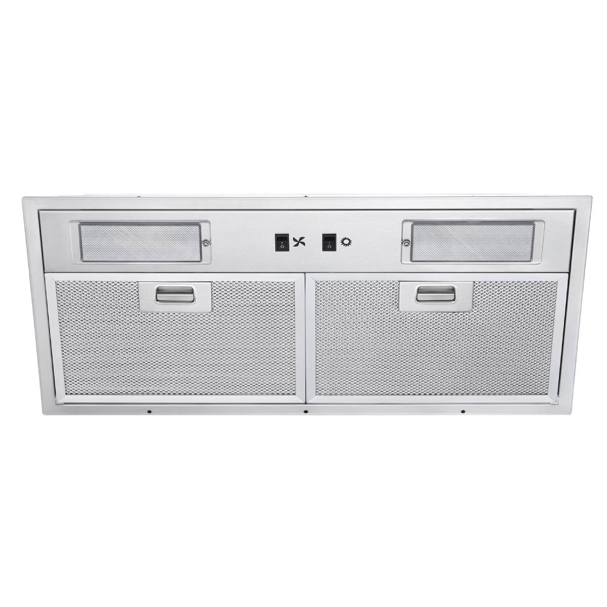 Schweigen 60cm Under Canopy Rangehood - Stainless Steel - Iso ST Drive External Motor - 900m³/h - EV-6UCQSTPAK
