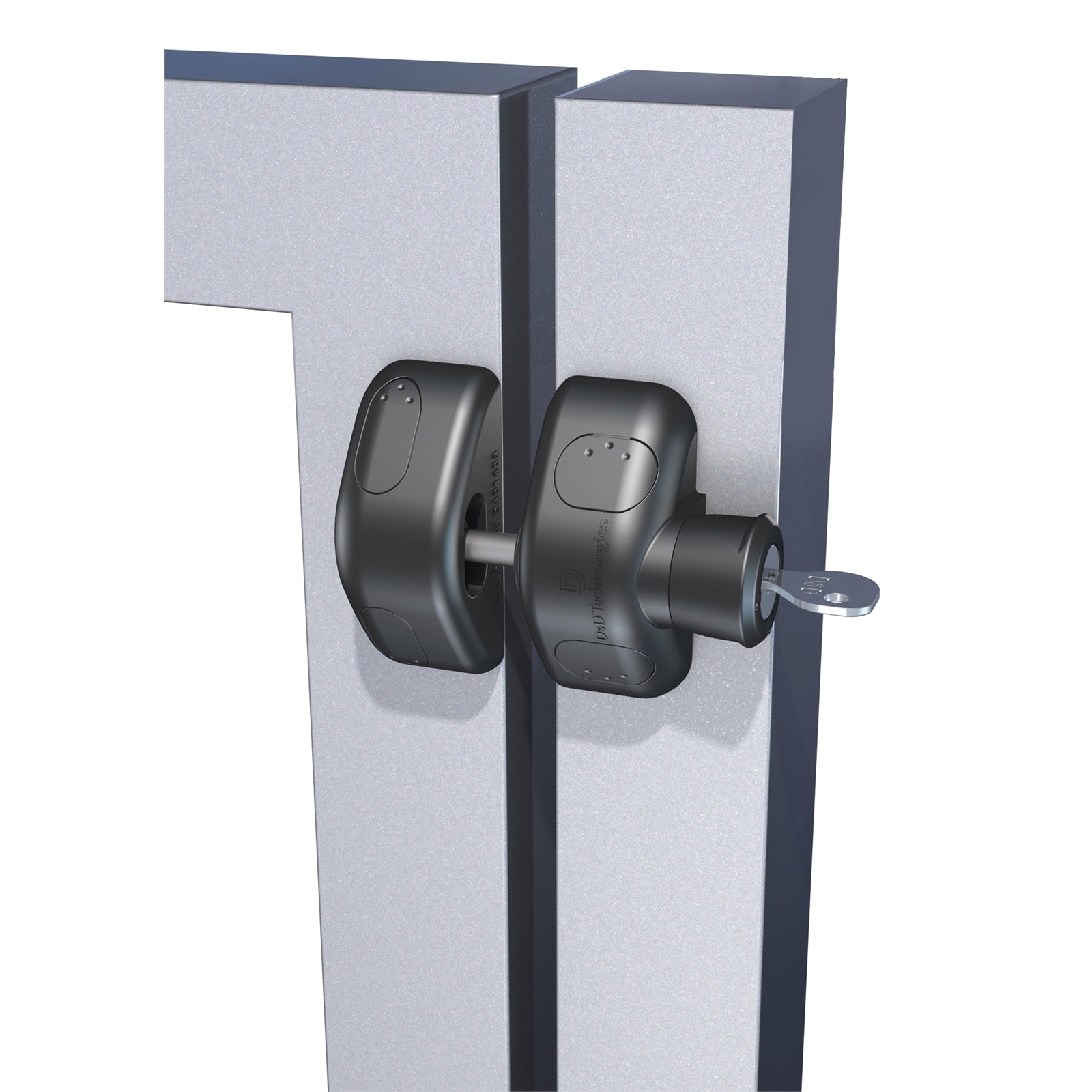 MagnaLatch 100mm Side Pull Lockable Pool Gate Latch, Engineered Polymer