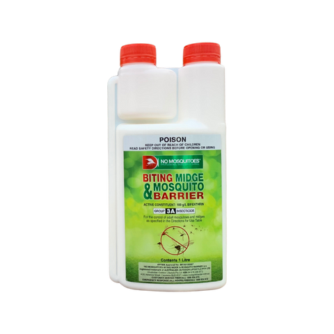 No Mosquitoes 1L Biting Midge and Mosquito Barrier Spray Ready to Use
