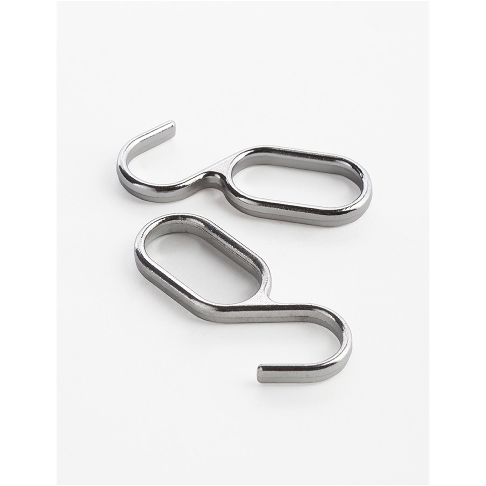 Sandleford Chrome Hanging Hook 2 Pack - Zinc Alloy, Suits 19mm Oval Rail