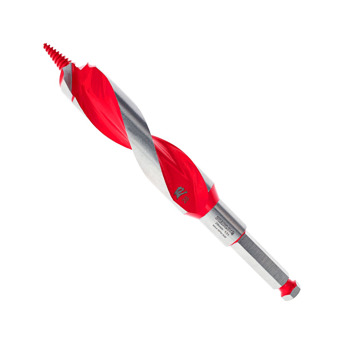 Diablo Auger Bit - 28mm x 190mm - Dura-Tip™ - Dual Cutting Edge - Self-Feeding - SuperSaverAU - view 2