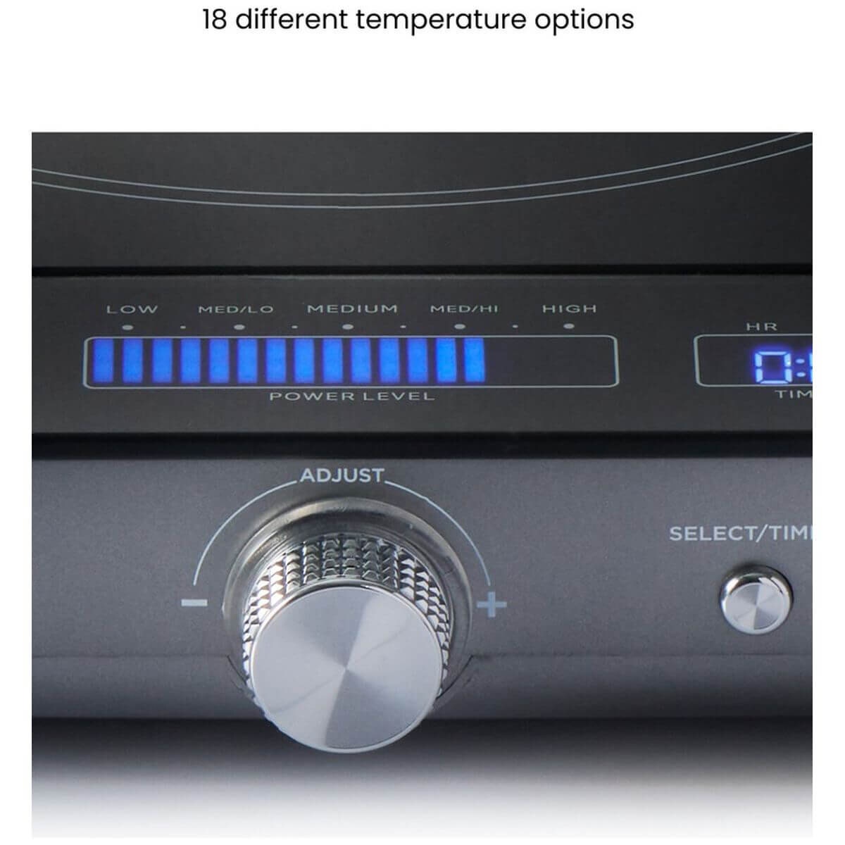 Durapres Inducto Go portable induction cooktop - 18 temperature settings, four heating modes - DPDIH700