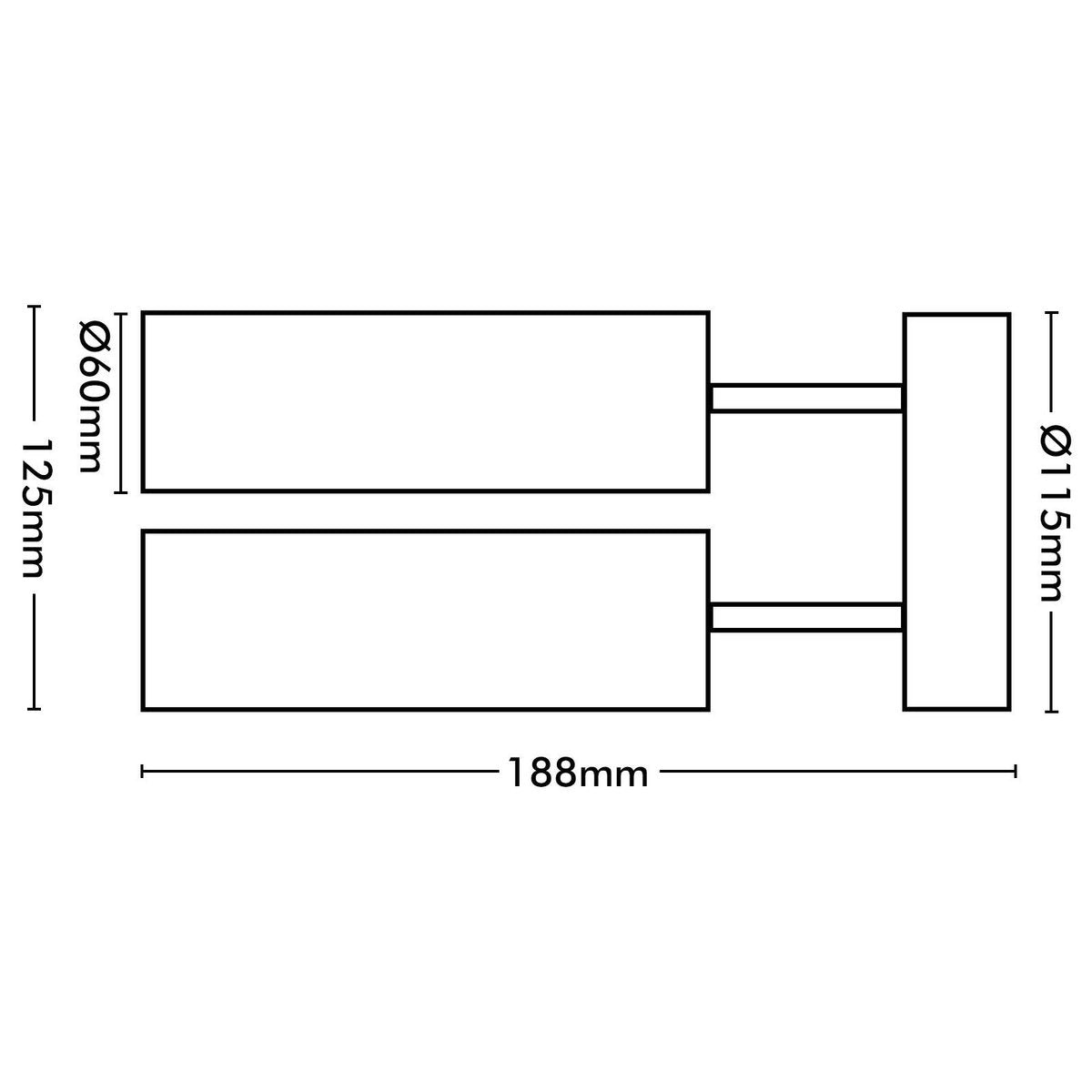 Brilliant Stainless Steel Coolum Wall Light - 2 Head - IP44 - Adjustable - SuperSaverAU - view 5