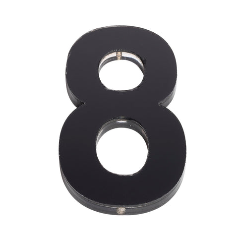 Sandleford 120mm Black Acrylic Gloss House Number 8