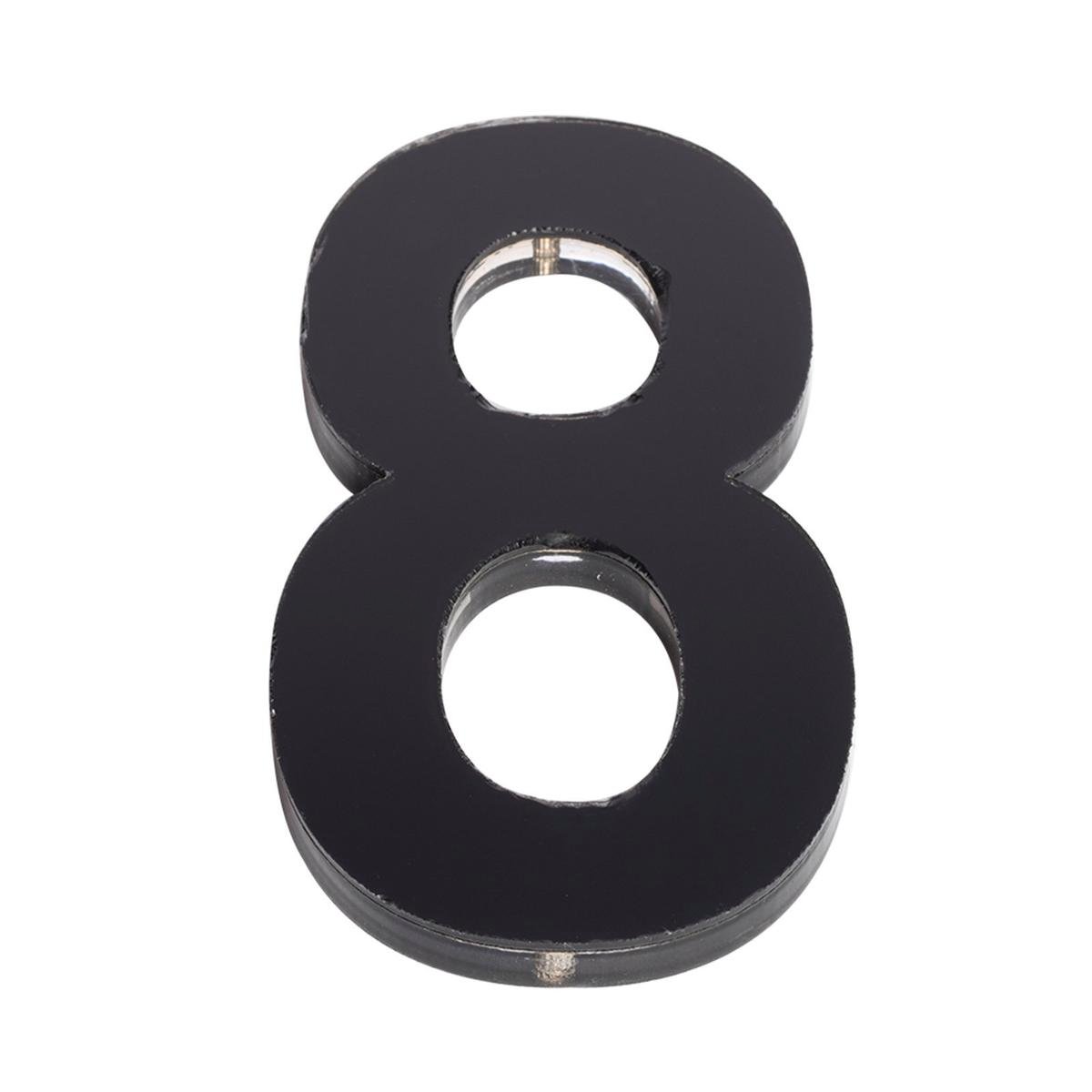 Sandleford 120mm Black Acrylic Gloss House Number 8