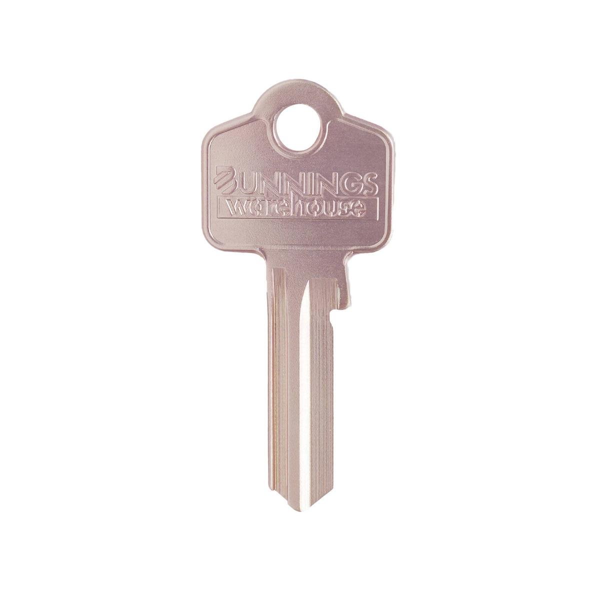 EHI WO2-WC2 Rose Gold Blank Key, Aluminium Titanium Alloy, for Key Cutting
