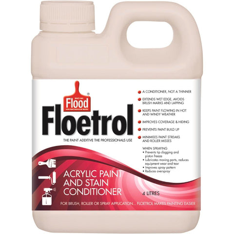 Flood Floetrol 4L Acrylic Paint Conditioner - Improves Coverage - Easy Flow - SuperSaverAU - view 1