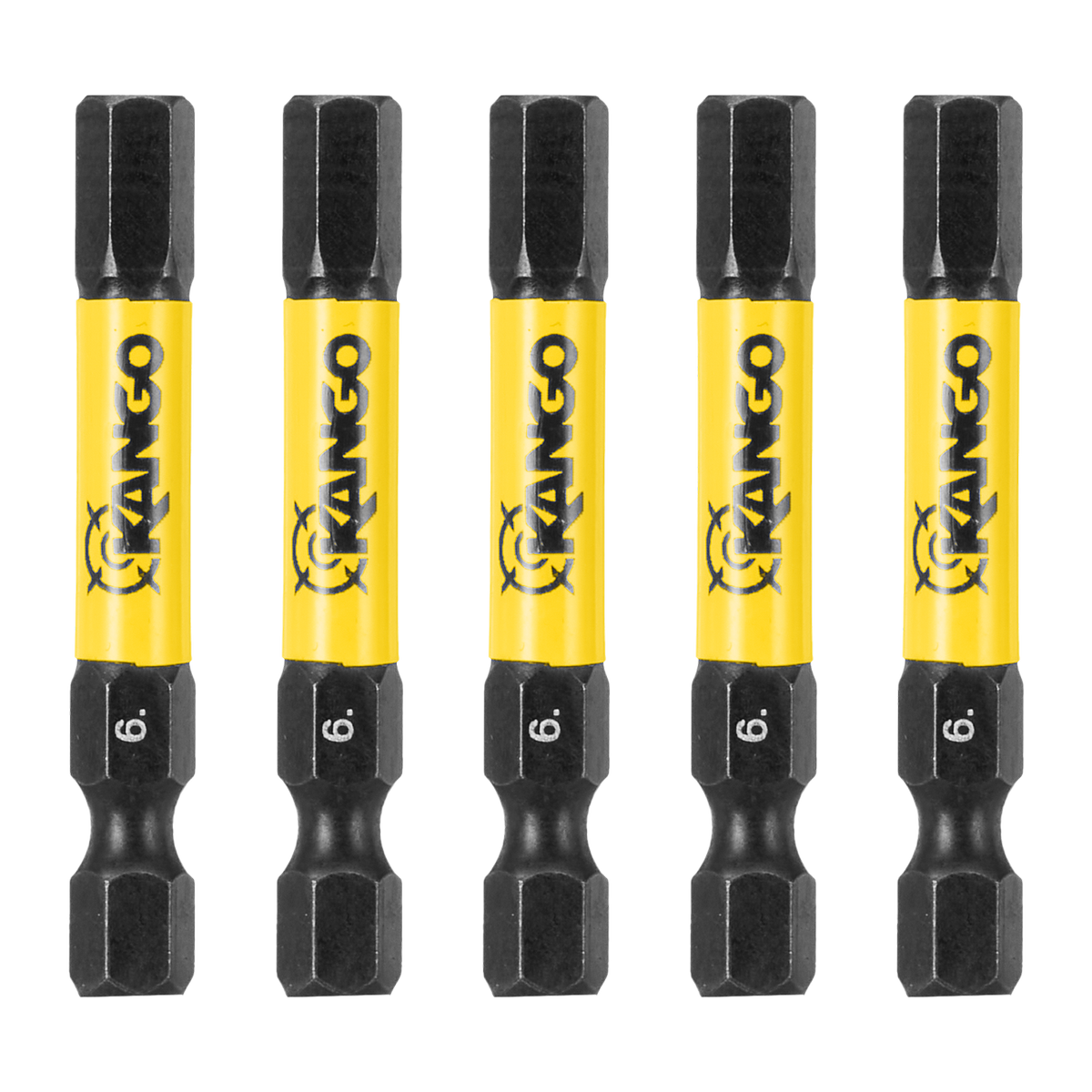 Kango Impact Driver Bit 5 Pack - 50mm HEX6 HYPERTORQUE™ - High Torque Performance - SuperSaverAU - view 2