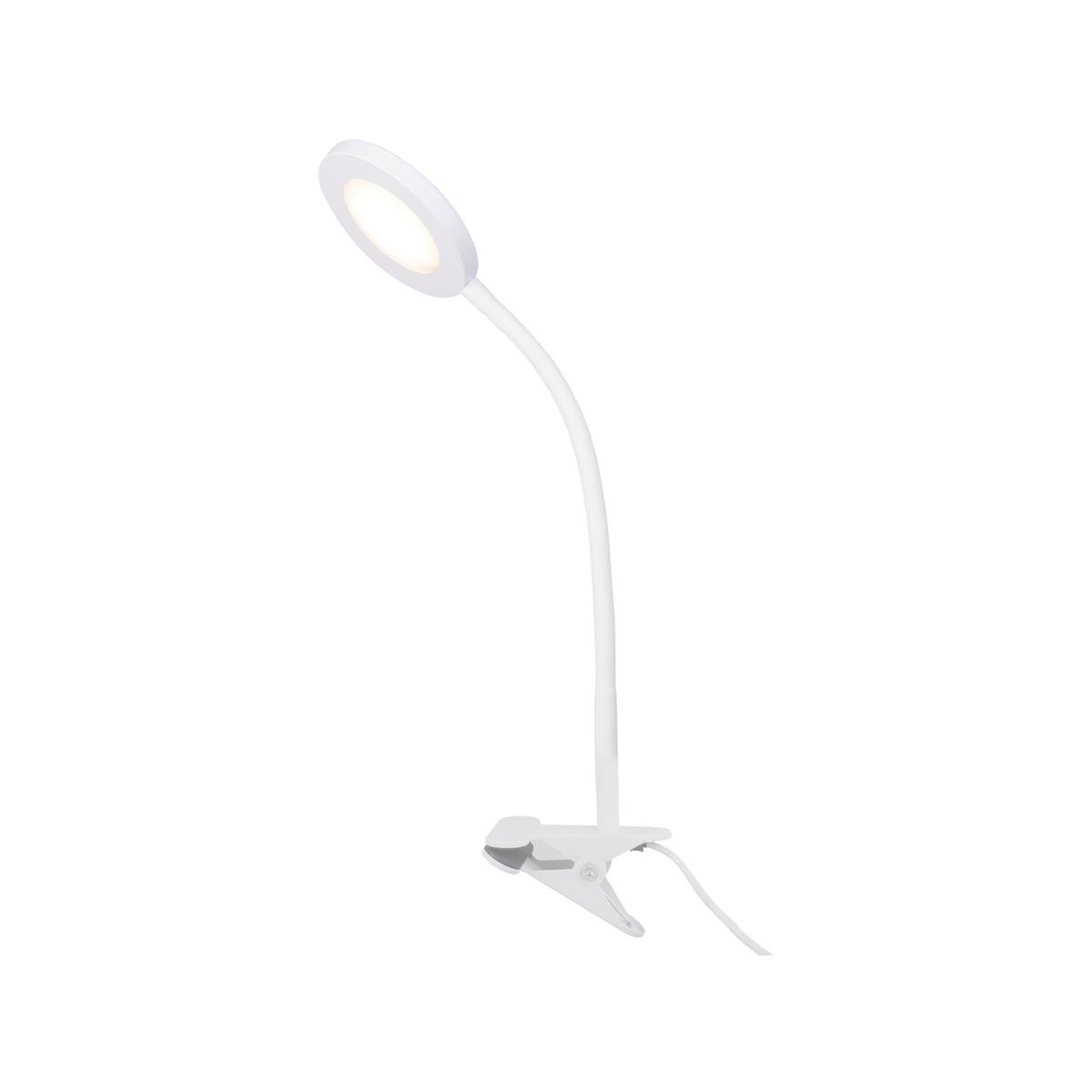 Verve Design White Dalton Clamp Lamp 6W LED - Indoor ATL347WH