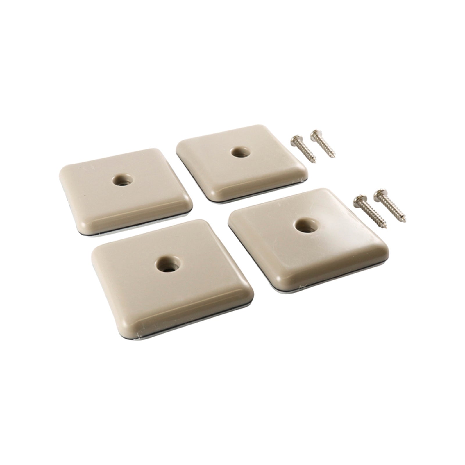 Surface Gard 55mm Square Glide Slide, Grey, 4 Pack