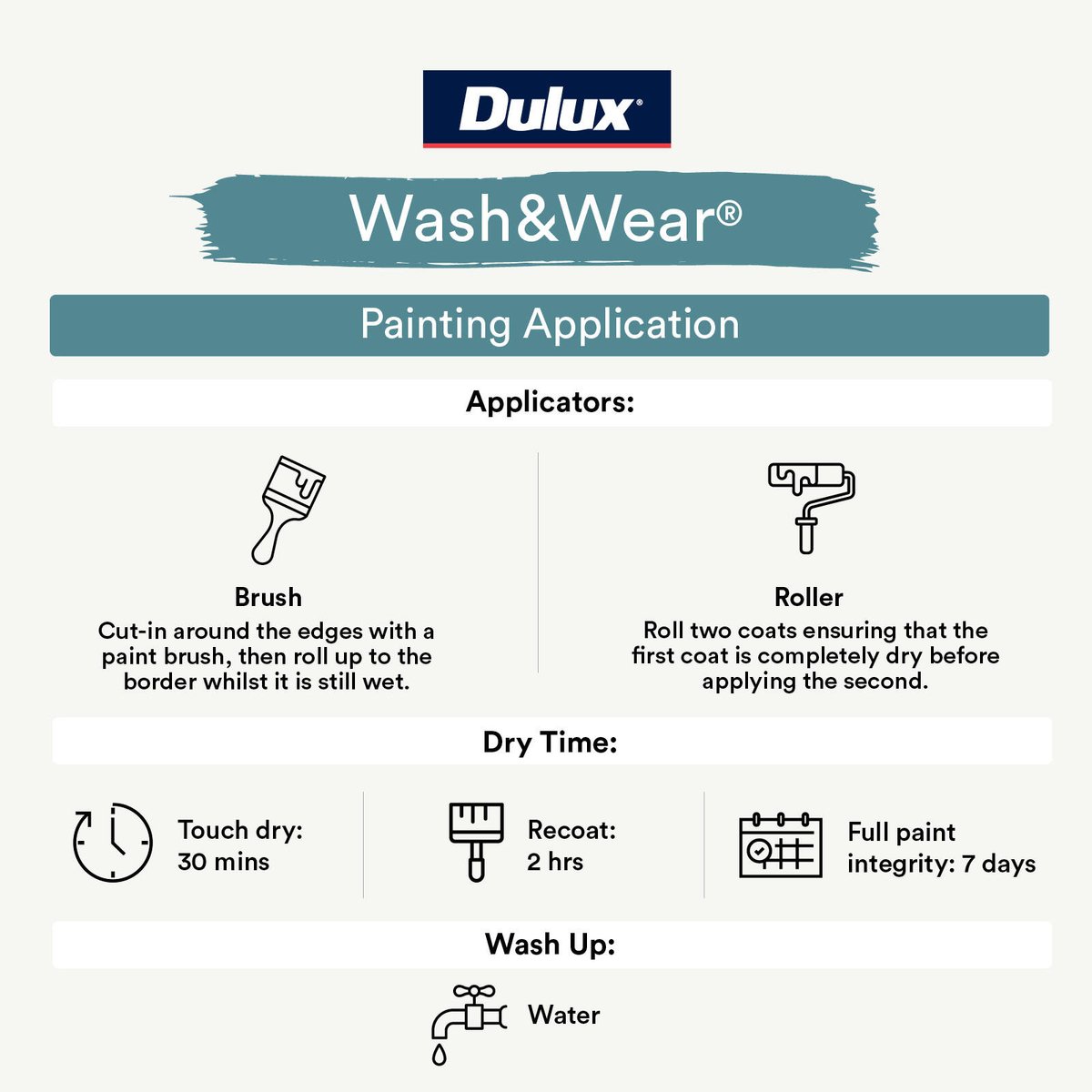 Dulux Wash&Wear Low Sheen Interior Paint Bold Yellow 1L - Washable, Indoor
