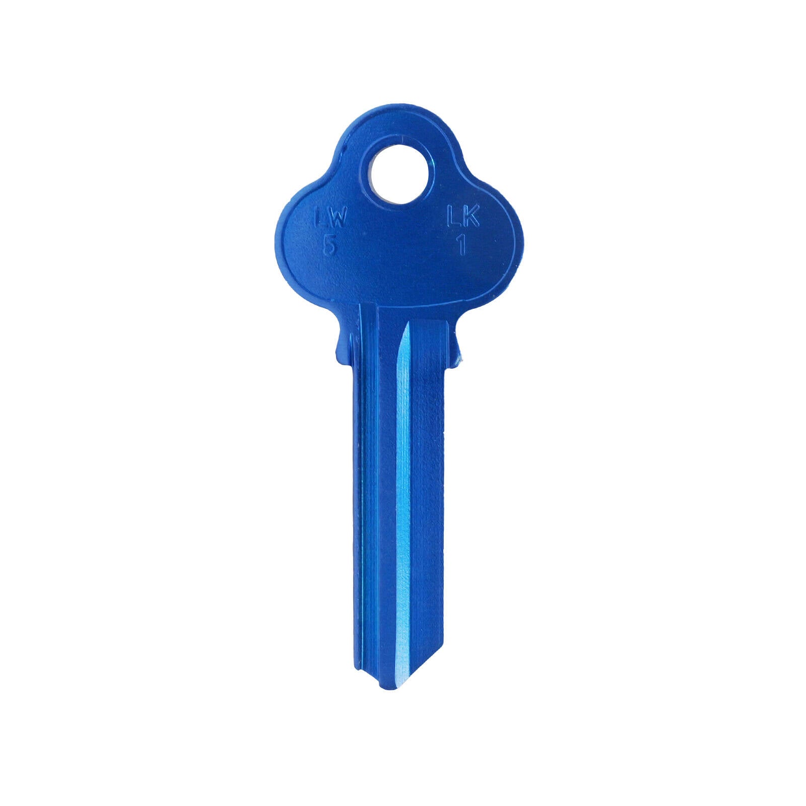 EHI LW5 Blue Blank Key 55mm Aluminium Titanium Alloy