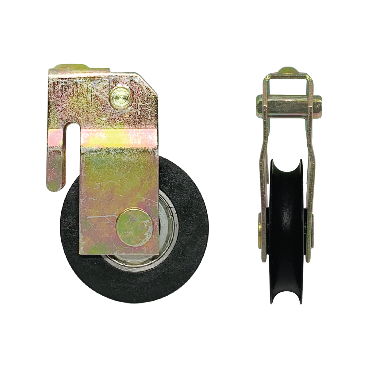 Rolltrak Adjustable Steel Carriage and Acetal Roller, 39mm x 57mm, Zinc Plated