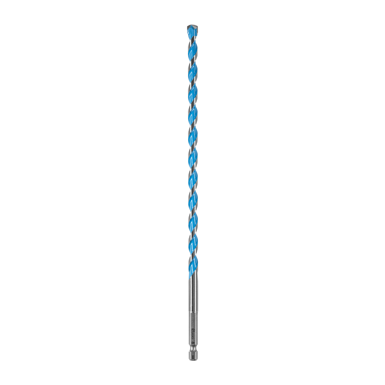 Kango 8 x 260mm Multi-Material Drill Bit - Carbide Tip, 1/4" Hex Shank