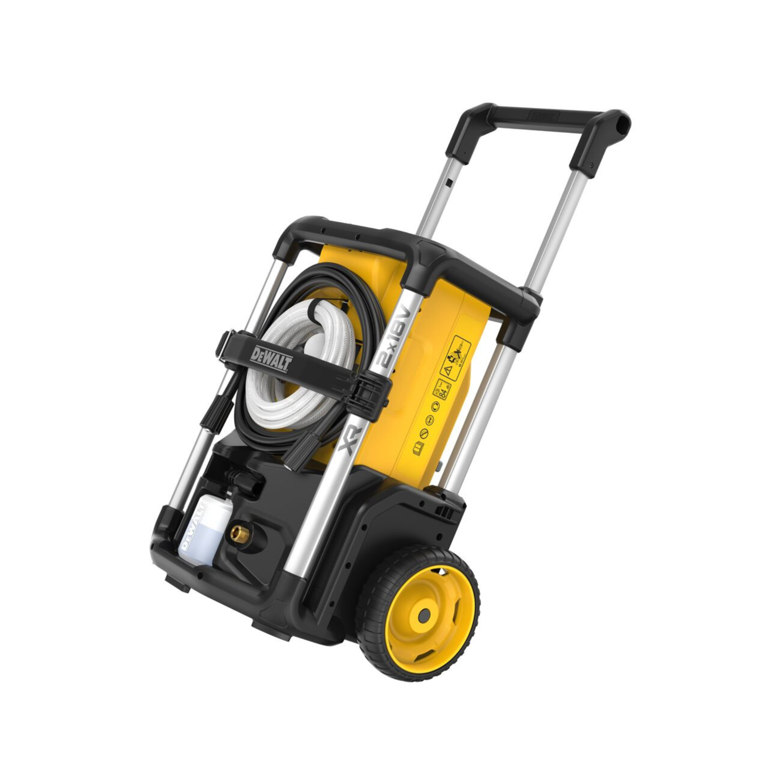 DeWALT 2 x 18V XR Cordless Pressure Washer 1600 PSI - Skin Only DCMPW1600N-XE