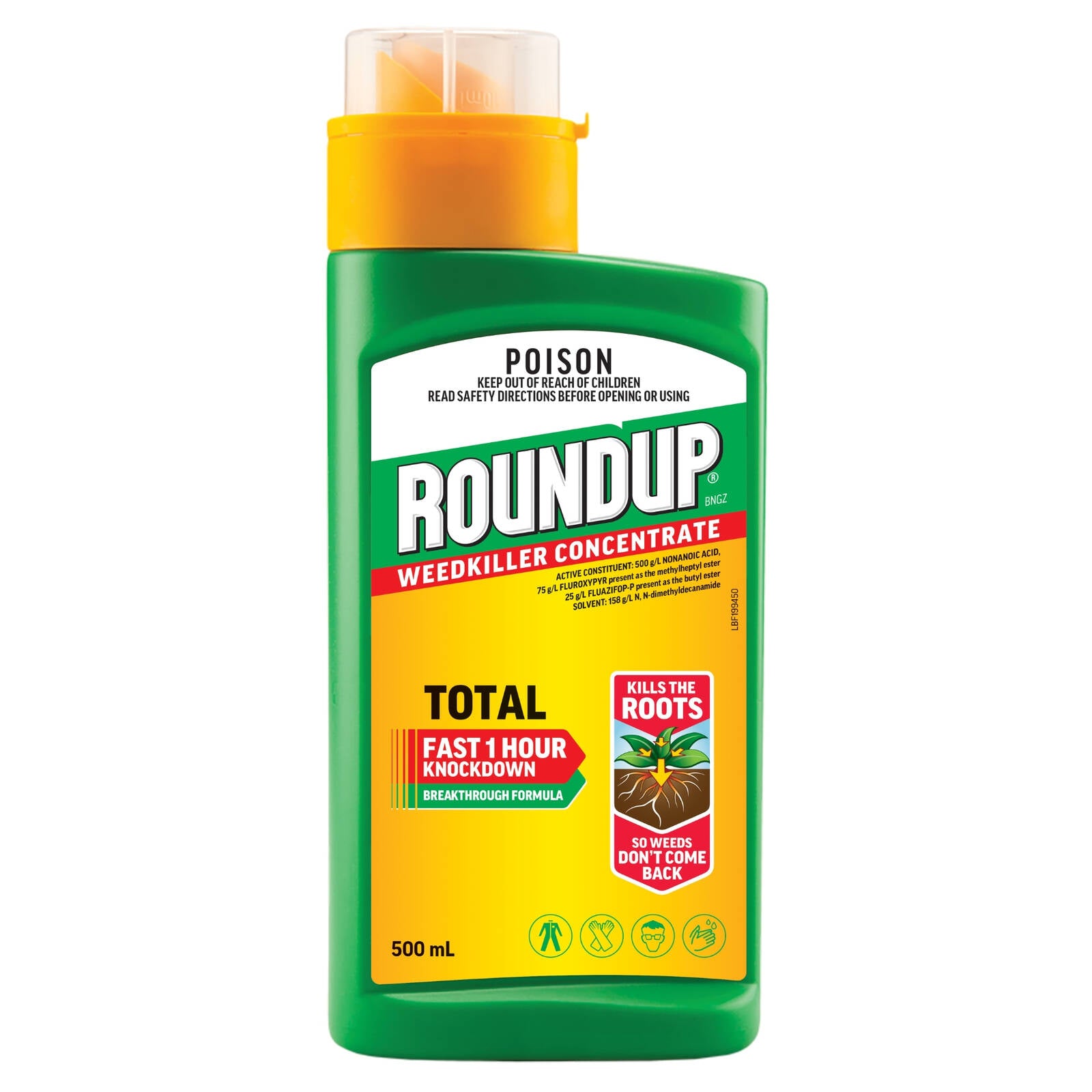 Roundup Total Weedkiller Concentrate 500ml
