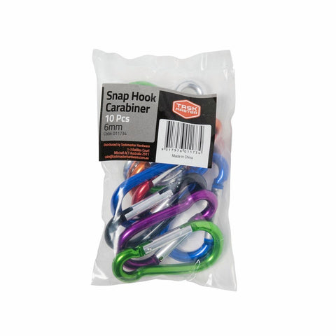 Taskmaster Snap Hook Carabiner - 6mm - Aluminium - Rigging Use - SuperSaverAU - view 1