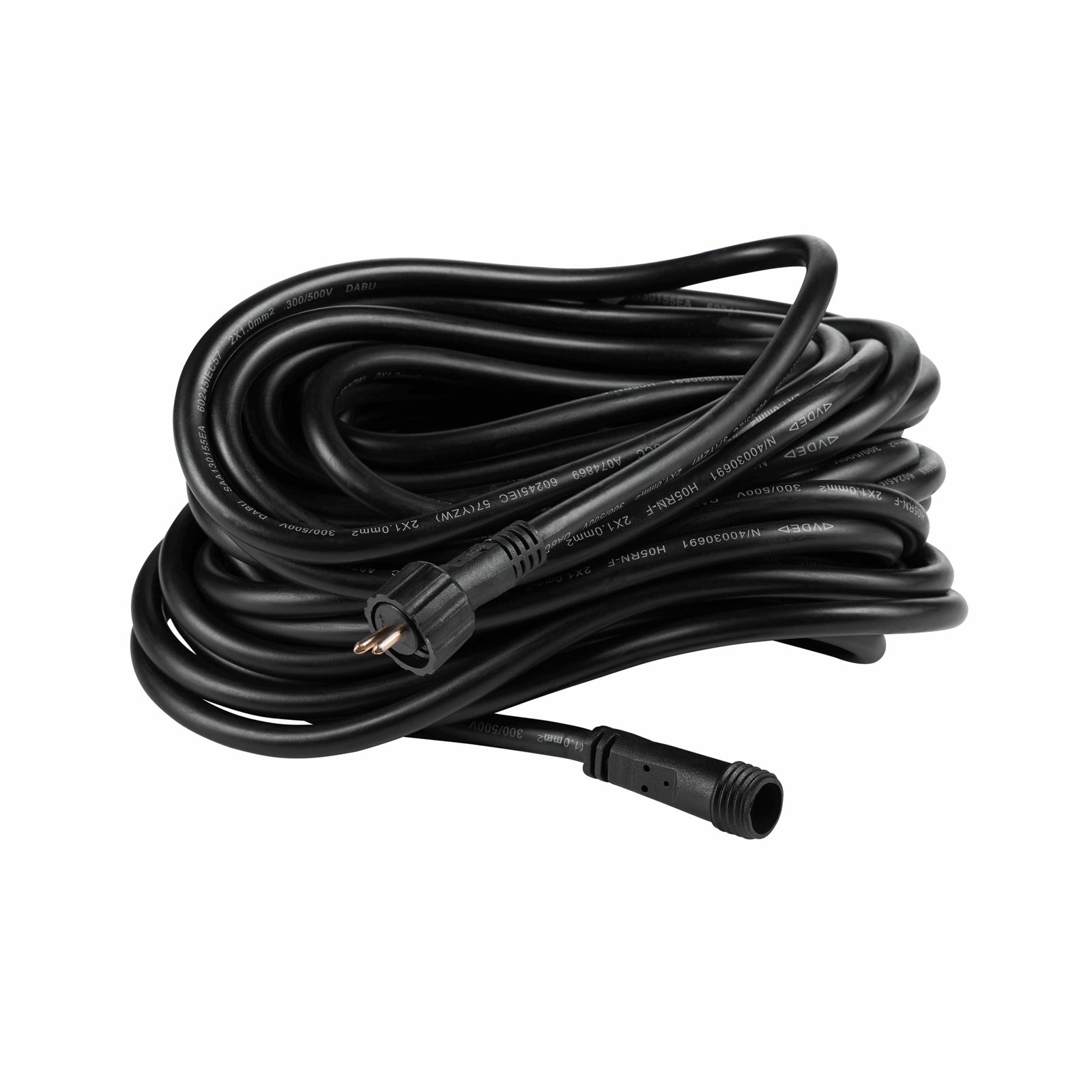 Elluminate Garden Light Extension Cable, 5m, Black Rubber, Outdoor 21EC005