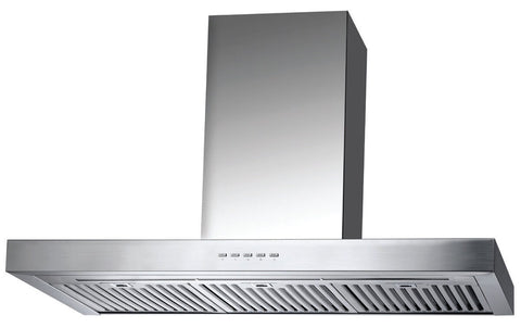Smeg 90cm Canopy Rangehood - Stainless Steel, 900m³/h, Stainless Steel Filters, Push Buttons - SA980CXA