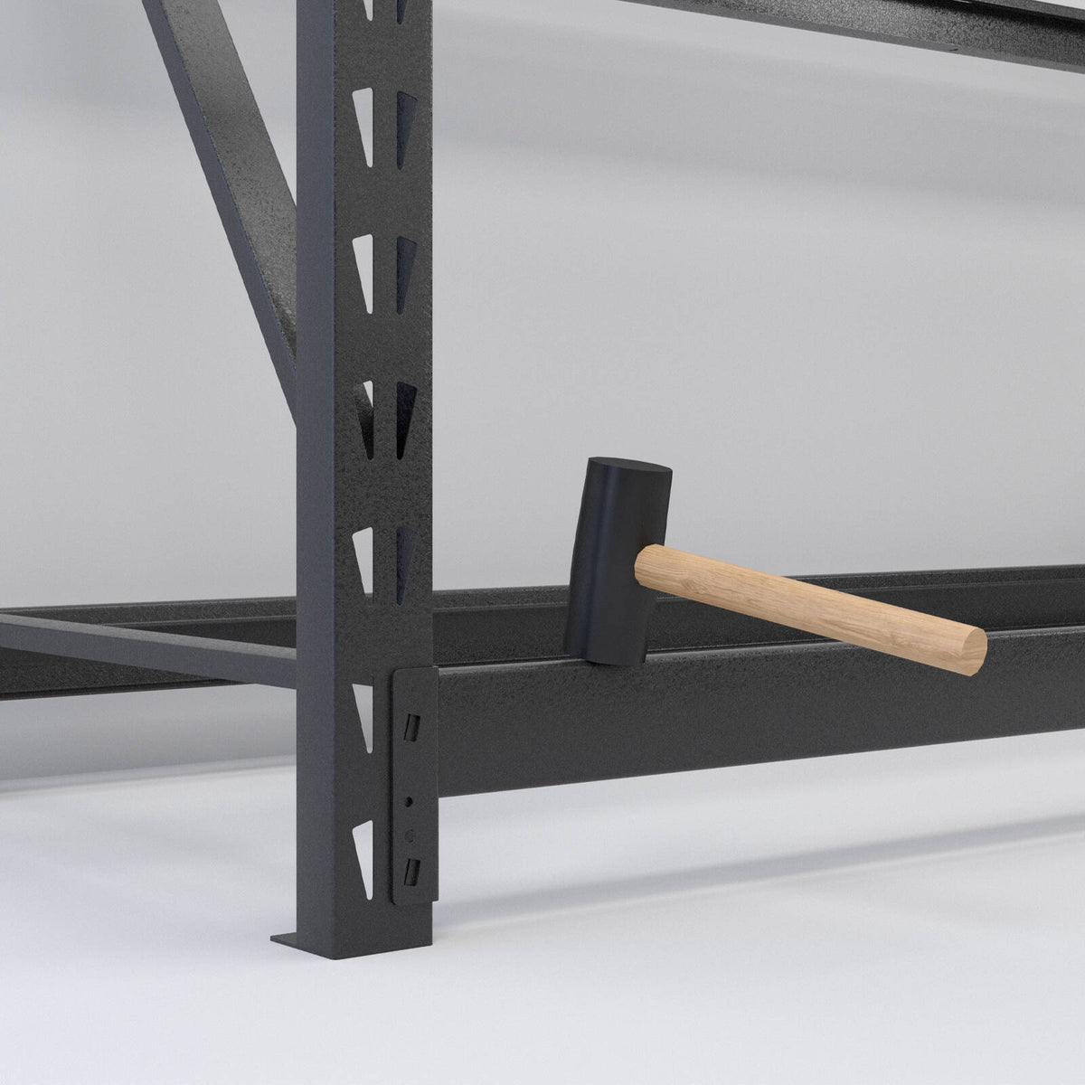 Rack It 400kg 949mm Beam Black Steel Shelf Support