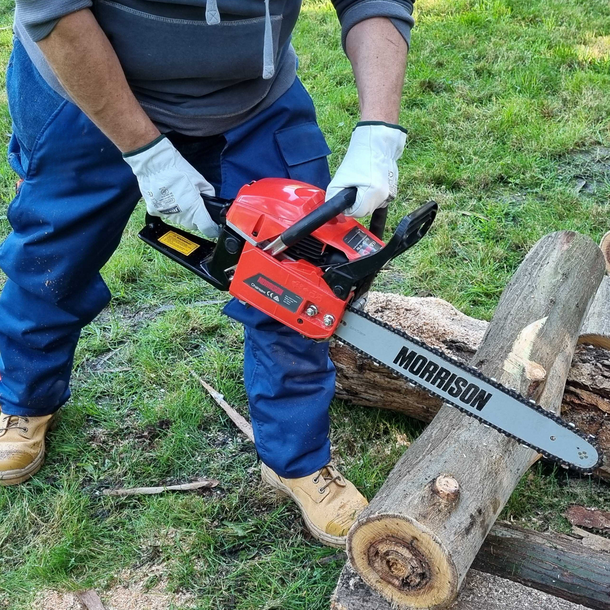 Morrison MCS45E 45cc Petrol Chainsaw with Chain Brake 553056