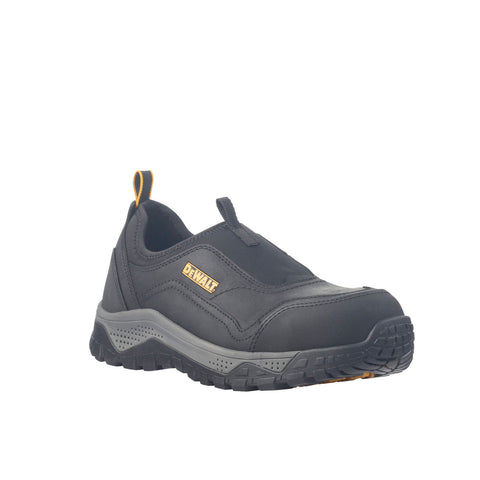 DeWALT Black Stride Steel Cap Safety Work Shoe Size 6 - Water Resistant Leather, SRC