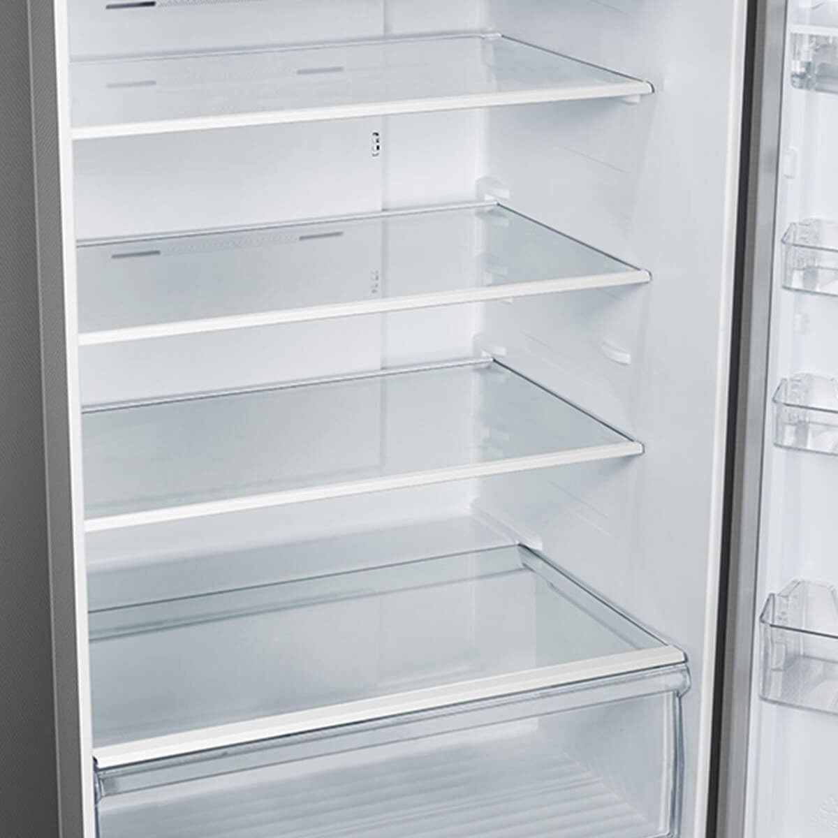 Hisense 496L Top Mount Fridge - Stainless Steel - Non-Plumbed Water Dispenser - Frost Free - HRTF497SW